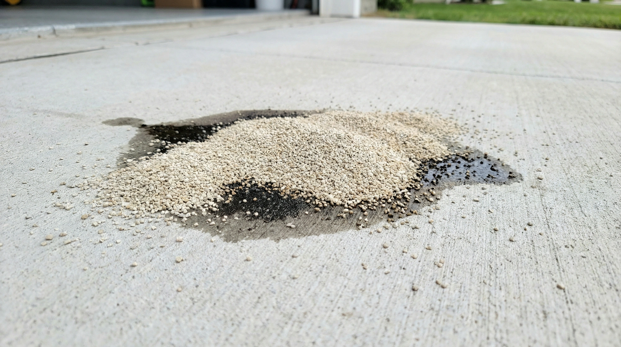 How to Remove Oil Stains from Driveway & Concrete